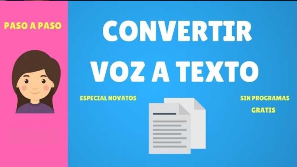 ¿Cómo convertir una nota de voz en texto?